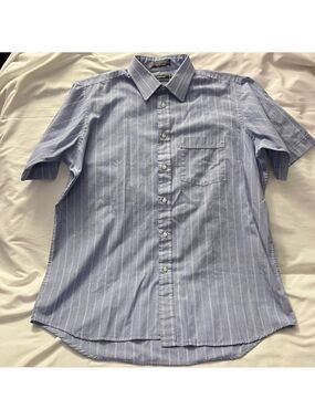 Vintage Eaton's Pinstripe Shirt Made in Canada Men's Large